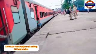 13006 Amritsar Howrah Punjab mail arriving at Kashi station....#indianrailways #irfbinayprajapati