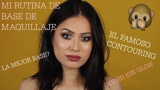 MI RUTINA DE BASE DE MAQUILLAJE | TANIAXO