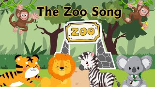 Zoo Animals Song for Preschoolers | Fun & Educational Sing-Along