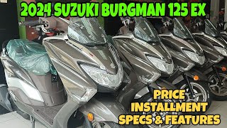 2024 Suzuki Burgman 125 EX - Review, Price, Installment, DP, Monthly, Specs & Features