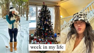 WEEK IN MY LIFE | home for the holidays + a lake day