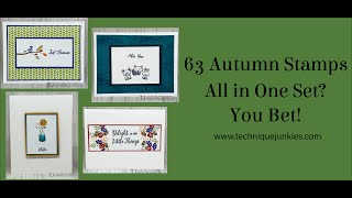 63 Autumn Stamps   Technique Junkies