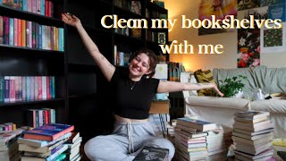 Clean my bookshelves with me! Again!