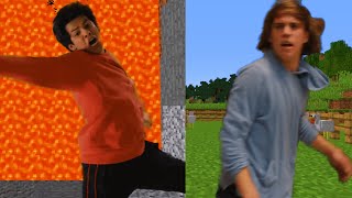 Miguel and Robby Play Minecraft