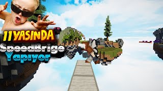 11 YAŞINDA SPEEDBRİGE YAPIYOR-!!!minecraft craftrise bedwars