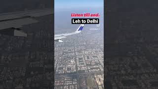 Delhi to leh flight with a beautiful Sound called shayri. #shayari #shayri