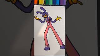 Drawing Jax from the amazing digital circus #short #shorts #the amazing digital circus