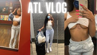 A VERY RANDOM ATL TRIP | I Got A Neck Tattoo, My First Wax, A Hookah Lounge & More