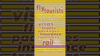 Travel agency services-fly tourists !!