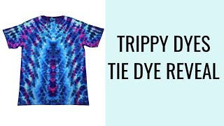 Tie Dye Reveal by Trippy Dyes | Tie Dye Shirt | V Pattern Ripple Tie Dye