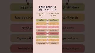 Daha kaliteli bir hayat için… #kalitelihayat