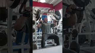 Road to 250lbs Day 52 - Incline hammer strength press #bodybuilder #chestworkout #chestpress #coach