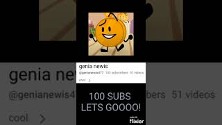 I HIT 100 SUBS!!!!! #shorts