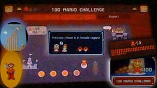 Losing Lives Like It's Nobody Business - Super Mario Maker: 100 Mario Challenge Expert Run  #1