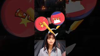 Negara Tetangga tapi berantem Vietnam VS Kamboja @elangridhani #countryballs #memes #minecraft