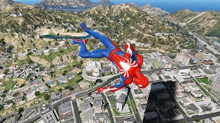 GTA 5 Epic Ragdolls | Spiderman and Colorful Spiderman Jumps/fails (Euphoria Physics Funny Ragdolls)