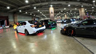 TUNER & STANCE CARS LEAVING SHOW IMPORT EXPO AC 2023 4k|cine #new #car #jdm #carshow