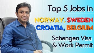 Jobs in Norway, Croatia, Belgium and Sweden