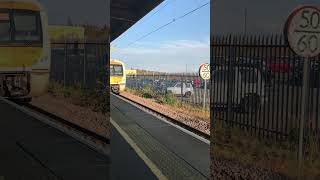 c2c class 357 arrives at Leigh on sea station service to Fenchurch street