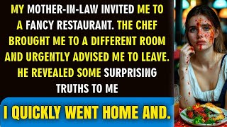 "My MIL Surprised Me with a Lavish Restaurant Invitation. But What the Chef Whispered Made Me Bolt