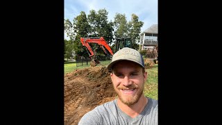 live! HUGE new Pool Project (excavating)