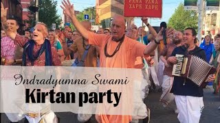 Maha Harinam party with Indradyumna swami