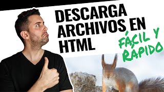 Descargar archivos en HTML con el atributo Download