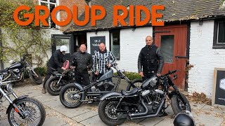 Harley Davidson Group ride to Idle Torque