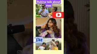 rubina talk about daughter's birth time #tredingshorts  #rubinadilaik  #shortvideo