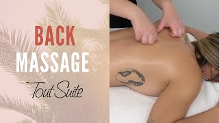 Relaxing back massage | Masaje relajante de nuca y espalda