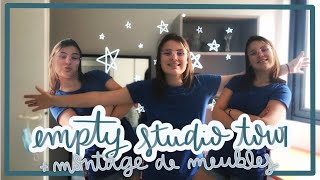 VLOG DÉMÉNAGEMENT Part2🏠🧳 - Empty studio tour, montage de meubles et dramas 😊 - LPADA #4