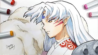 Drawing Sesshomaru - Inuyasha | 犬夜叉 殺生丸 | 이누야사 셋쇼마루 그리기