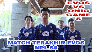 NICE TRY EVOS !!! EVOS VS ONIC GAME 5 FINAL LOWER BRACKET | MPL ID S8