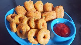 Snake Gourd Pakoda - Padwal Pokoda - पडवळ ची भजी....पडवल पकोडे