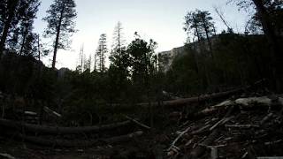 360 Degree Video - Yosemite Nationalpark Horsetail Fall Timelapse Sunset