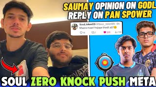 NAKUL on SouL Zero Knock Push Meta 🤯 Reply on GodL & Pan Spower 🍳 Team SouL 🚀