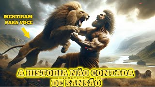 SANSÃO: A Historia Não Contada do Homem MAIS FORTE DA BIBLIA! #sansão #biblia #jesus #Deus #milagres