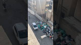 Huge amounts of Garbage in the streets of Nazareth