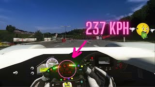 With over 230 kph up to the hill...  Assetto Corsa VR gameplay