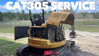 CAT305E Mini Excavator Service