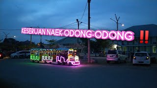 Odong odong Tayo dengan Lampu cantik di PKOR Way Halim Bandar Lampung