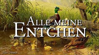 Alle meine Entchen 🦆 [German Folk Song and Nursery Rhyme][+Lyrics]