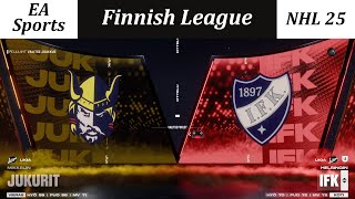 NHL 25 - Liiga - HIFK vs. Jukurit (Skill = Superstar)