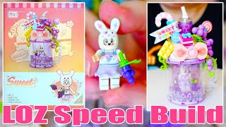 Adorable QUICKSAND CUP Speed Build | Loz Mini Sweet 4203 | 258 Pieces