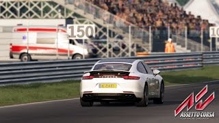 Assetto Corsa [PS4] - Porsche Panamera Turbo @ Circuito di Magione Practice Run Gameplay