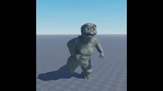 Minilla Running Animation ||Roblox Project Kaiju 4.0