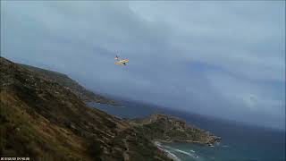 Slope soaring gliders.