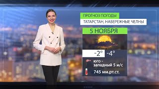 Прогноз погоды в Набережных Челнах на 5 ноября 2024 г.