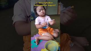 Meronce #bermain #anak #meronce #kreatif