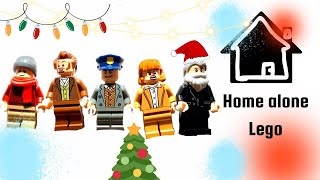 Lego home alone set mini figs building